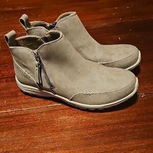 Skechers Gray Ankle Booties
